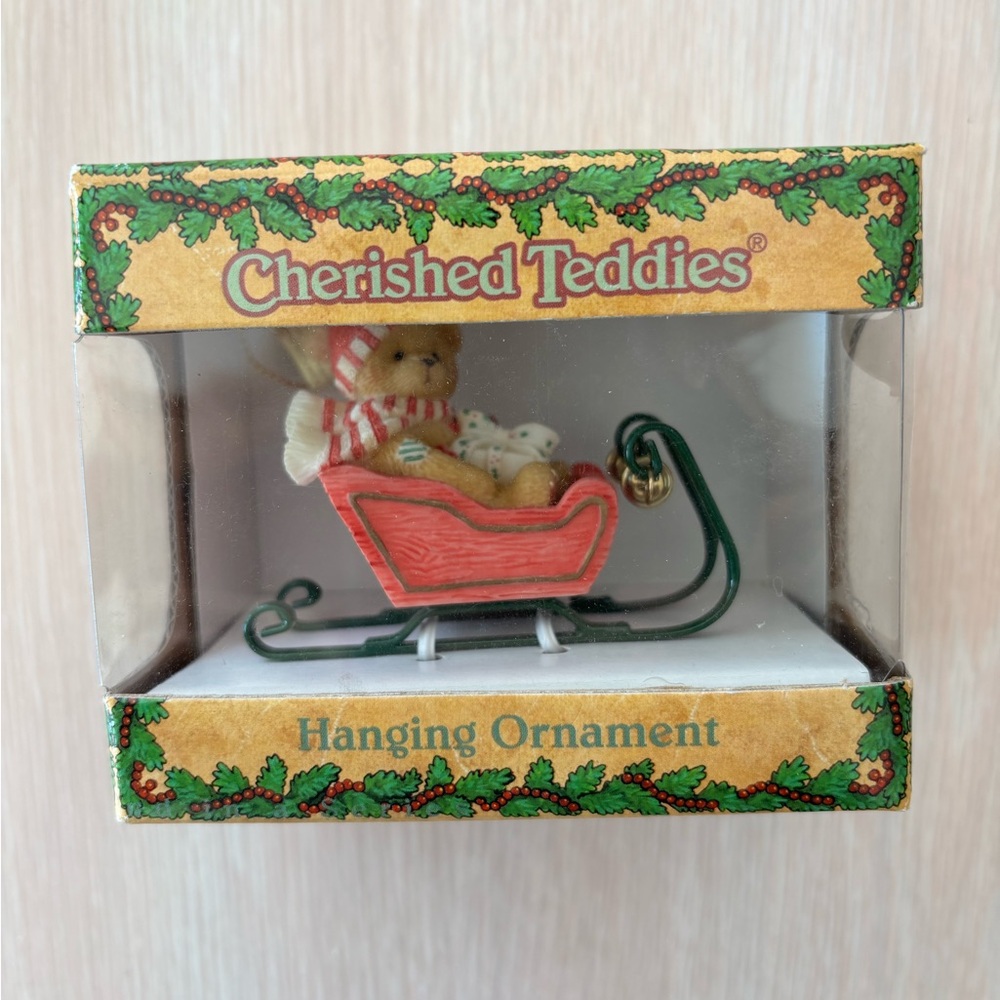 Cherished Teddies Holiday Ornament Circa 2000 BNIB